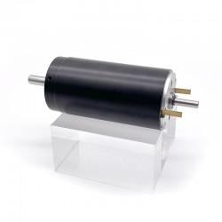 2 Stück Φ40mm 12V/24V Doppelwellen Bürsten Eisenlose Motoren TDC3571 2000g.cm Wellendurchmesser 6mm/4mm