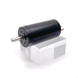 2 Stück Φ40mm 12V/24V Doppelwellen Bürsten Eisenlose Motoren TDC3571 2000g.cm Wellendurchmesser 6mm/4mm