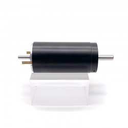 2 Stück Φ40mm 12V/24V Doppelwellen Bürsten Eisenlose Motoren TDC3571 2000g.cm Wellendurchmesser 6mm/4mm