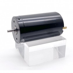 2 Stück Φ40mm 24V Doppelwellen Bürsten Eisenlose Motoren TDC4071 2000g.cm 7000U/min/1800U/min Wellendurchmesser 6mm/4mm