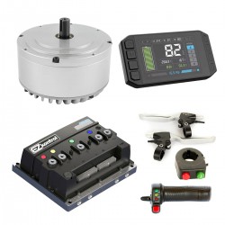 48V/72V 3KW Bürstenloser Radnabenmotor + Controller Kit HPM3000A-EZ-A48400-kit Für Elektrofahrräder, Mountainbikes und Motorräder