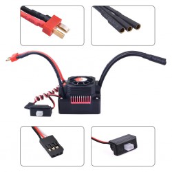 Surpass Hobby 60A ESC Elektronischer Drehzahlregler für bürstenlosen RC-Car-Drohnenmotor