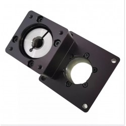 ZCT130-10/ZCT130-18 Hohlstellantrieb Rundschalttisch, Untersetzung 10:1 18:1 für 60 mm 400W AC Servomotor / 34 Nema Schrittmotor