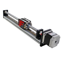 Lineare Gleitschiene, Linearführungsschiene FSL40 50–1000 mm mit Nema 23 Schrittmotor
