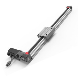 Linearführung schiene, Linearführungsschiene FPB60 mit Riemenantrieb, Schlitten und Nema 24 Schrittmotor für CNC