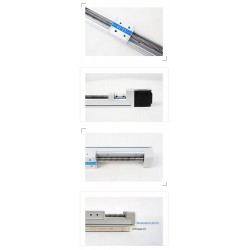 2 Stücke FSK30J Mini Linearführungsschiene Linearführung Kugelumlaufspindel Linearantrieb mit Nema 11 Schrittmotor