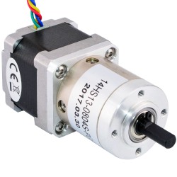 Nema 14 Getriebe Schrittmotor 14HS13-0804S-PG19 mit Untersetzung 19:1 Planetengetriebe