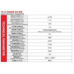 Linearantrieb, Hochgeschwindigkeits CNC Linearführungsschiene FBL80 100–2000 mm mit Nema34 Schrittmotor