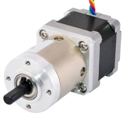 Nema 14 Getriebe Schrittmotor 14HS13-0804S-PG51 mit Untersetzung 51:1 Planetengetriebe
