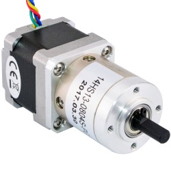 Nema 14 Getriebe Schrittmotor 14HS13-0804S-PG51 mit Untersetzung 51:1 Planetengetriebe