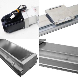 Doppelschienen-Linearmodul, Linearführungsantrieb FCH140 50–1250 mm mit 1000-W-Servomotor