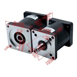 PX86 Serie Nema 34 Planetengetriebe Eingangswelle 14 mm, Ausgangswelle 16 mm