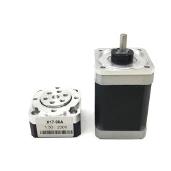 Neme 17 Wellgetriebe Schrittmotor 42HS4015A4D5 mit 30:1 Wellgetriebe + TB6600 Schrittmotortreiber