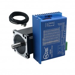 Nema34 Closed Loop Schrittmotor Kit 86HB250-156B-HBS86 1,8 Grad 12N,m mit HBS86 Treiber + Bremse
