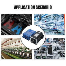Nema34 Closed Loop Schrittmotor Kit 86HB250-156B-HBS86 1,8 Grad 12N,m mit HBS86 Treiber + Bremse