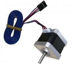 Oukeda NEMA 17 Schrittmotor 17HS4401 1,8 Grad 45Ncm 2 Phasen für 3D-Druckerrobotik