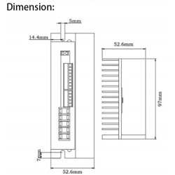 300W 24V/48V Bürstenlose DC Motor & BLDC Motorsteuerung Kit OK60BLS108-430-30J5+OK3BL30ZR 95,55Ncm 3000U/min 3 Phasen