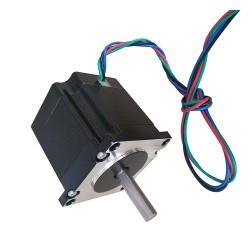 Oukeda NEMA 23 Schrittmotor OK57STH56-2804AD8-32 1,8 Grad 12,35Ncm 2 Phasen D-Cut