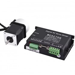 64W Nema 17 DC Servomotoren & Servoantriebe Kit 24V 3,13A 0,2N.m 3000 U/min 42 x 42mm mit 1000 Zeilen Encoder
