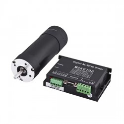 60W 24V DC Bürsten Servomotor & Servoantriebe Kit 58JZS0630AS+MACA706 Φ58mm 0,72N.m 3000U/min