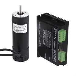 180W 36V Bürstenloser DC Servomotor & Servoantriebe Kit 57JSF1830P+MACA706 0,6N.m 3400U/min Φ57mm für Tintenstrahldrucker
