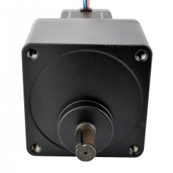 Nema 34 Stirnradgetriebe Schrittmotor 34HS38-4004D-SG9 mit Hinterwelle und 9:1 Stirnradgetriebe