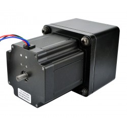 Nema 34 Stirnradgetriebe Schrittmotor 34HS38-4004D-SG9 mit Hinterwelle und 9:1 Stirnradgetriebe
