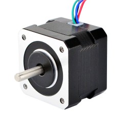 Nema 17 Doppelwellen Schrittmotor 17HS13-1334D 2,8V 1,8 Grad 22Ncm 4 Drähte