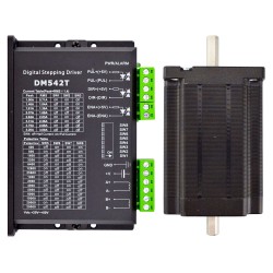Nema 24 Schrittmotor und Controller-Set 3,1Nm 1-DM542T-24HS34, 1-Achsen CNC-Kit