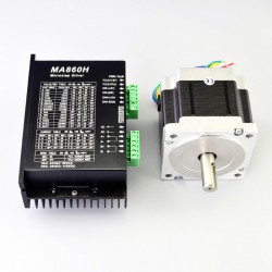 Nema 34 Schrittmotor mit Steuerungs-Set 4,5Nm 1-MA860H-34HS31 1 Achsen CNC Controller Kit