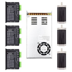 3-Achsen-CNC-Fräser-Kit 3,0Nm Nema 23 Schrittmotor & Treiber & Schaltnetzteil