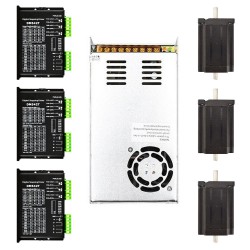 3-Achsen-CNC-Fräser-Kit 3,1Nm Nema 24 Schrittmotor & Treiber & Schaltnetzteil