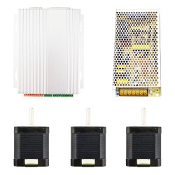 3-Achsen-CNC-Fräser-Kit 0,45Nm Nema 17 Schrittmotor & TB6560 Treiber & Schaltnetzteil