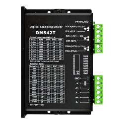 4-Achsen Nema 24 Schrittmotor-Kit 4-DM542T-24HS34-R 3,1Nm mit Steuerung & Schaltnetzteil-Update