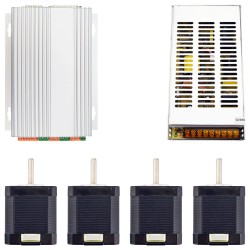 4-Achsen-CNC-Fräser-Kit 0,59Nm (Nema 17 Schrittmotor + TB6560-Treiber + Schaltnetzteil)