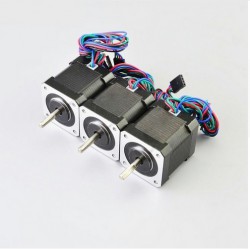 3 Stück Nema 17 Schrittmotor 3-17HS19-2004S1 59Ncm 4 Drähte mit 1m Kabel und Stecker