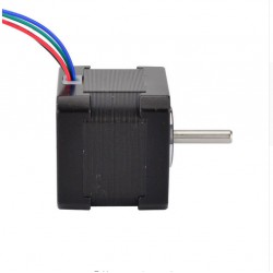 3 Stück Nema 17 Schrittmotor 3-17HS16-2004S1 45Ncm 4 Drähte mit 1m Kabel und Stecker