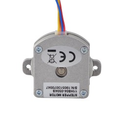 Nema 11 Flacher Schrittmotor 11HS04-0504S, 1,8° Schrittwinkel, 1 Ncm, 0,5A, 28x28x9,5mm, 4 Drähte