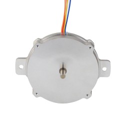 Nema 24 Runder Flacher Schrittmotor 24HR04-1004S 1,8° 6Ncm 1A Φ60x9.6mm 4 Drähte