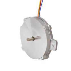 Nema 24 Runder Flacher Schrittmotor 24HR04-1004S 1,8° 6Ncm 1A Φ60x9.6mm 4 Drähte