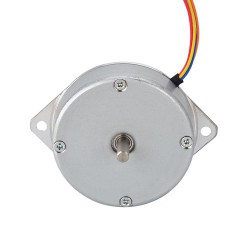 Nema 18 Runder Flacher Schrittmotor 18HR06-1004S 1,8° 9Ncm 1A Φ46x16mm 4 Drähte