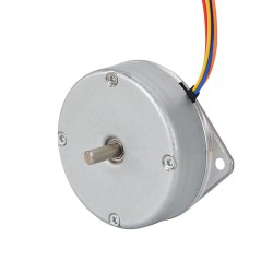Nema 18 Runder Flacher Schrittmotor 18HR06-1004S 1,8° 9Ncm 1A Φ46x16mm 4 Drähte