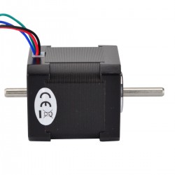Nema 17 Doppelwellen Schrittmotor 17HS19-1684D 2,8V 1,8 Grad 44Ncm 4 Drähte