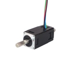 Nema 6 Doppelwellen Schrittmotor 6HS12-0304D 1,8 Grad 0,58Ncm 0,3A 14x14x30mm 4 Drähte