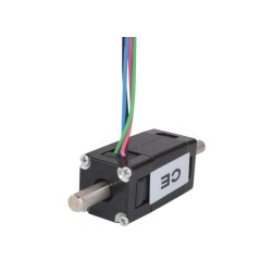 Nema 6 Doppelwellen Schrittmotor 6HS12-0304D 1,8 Grad 0,58Ncm 0,3A 14x14x30mm 4 Drähte