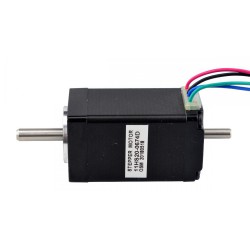 Nema 11 Doppelwellen Schrittmotor 11HS20-0674D 1,8deg 12Ncm 6,2V 4 Drähte
