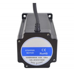 E Serie Nema 34 Schrittmotor 34HE59-6004S 1,8 Grad 12,0 Nm 6,0 A 4 Drähte