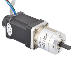 Nema 14 Closed-loop Getriebe Schrittmotor 3 Phasen L=52mm Übersetzungsverhältnis 13,73:1 Encoder 300CPR