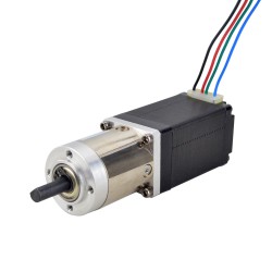 Nema 11 Doppelwellen Getriebe Schrittmotor mit 14:1 Planetengetriebe (9,5 mm hintere Schaftlänge)