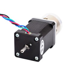 Nema 14 Getriebe Schrittmotor 14HS20-1504D-PG4 mit Hinterwelle & 4:1 Planetengetriebe